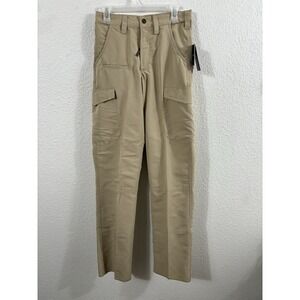 Propper‎ EdgeTec Tactical Pants Mens 28X37 Khaki Ripstop Cargo Unhemmed
